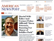 Tablet Screenshot of americannewspost.com